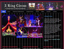 Tablet Screenshot of 2ringcircus.com